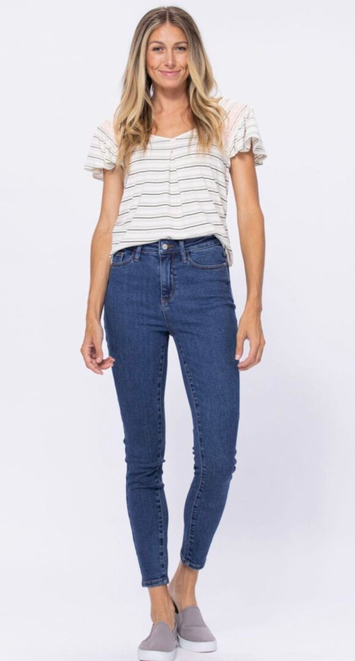 Judy Blue Stonewash High Rise Skinny Jeans