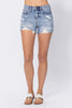 Judy Blue High Rise Destroyed Denim Shorts