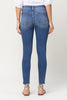 MEDIUM WASH MID RISE CROP SKINNY | VERVET - Final Sale