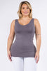 blue grey seamless tank 