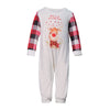 Christmas Elk Print & Plaid Pants Family Matching Set