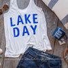 Lake Day Slouchy Tank Top - White - BAD HABIT BOUTIQUE 