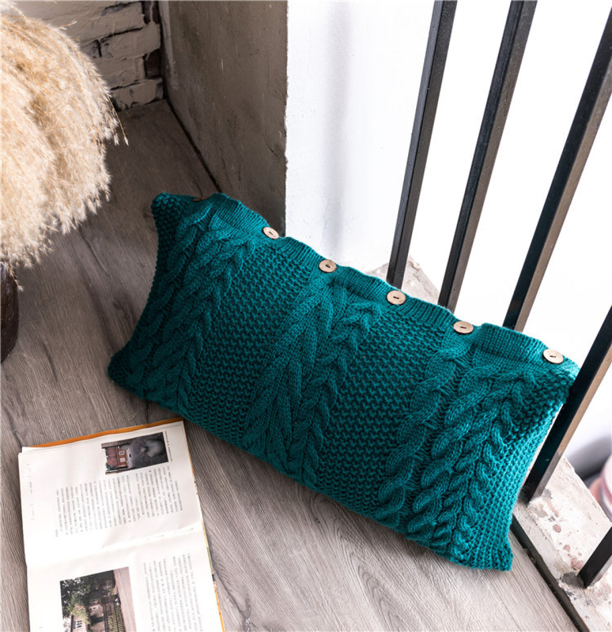 deep teal pillowcase 