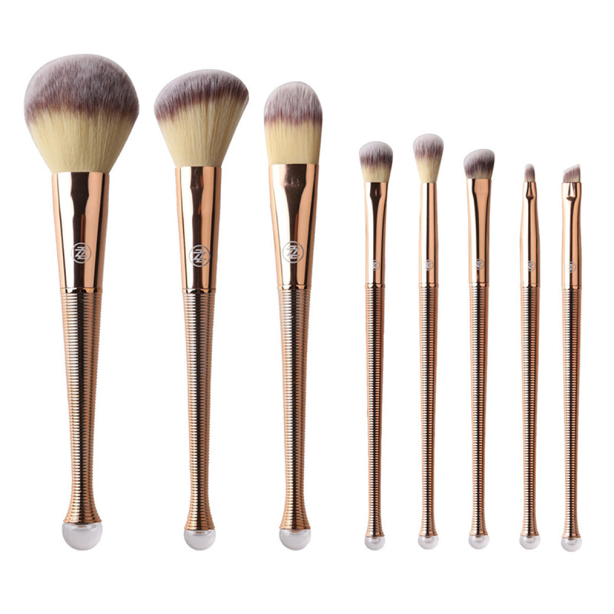 8pcs Mermaid Series Makeup Brush Set with Storage Bag