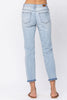 Judy Blue Full Size Destroyed Mid-Rise Boyfriend Jeans