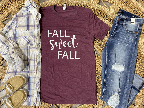  Fall Sweet Fall - Wine, GRAPHICS, BAD HABIT APPAREL, BAD HABIT BOUTIQUE 