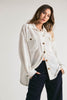 Take it Easy Relax Fit Button Down Top