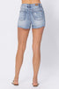 Judy Blue High Rise Destroyed Denim Shorts