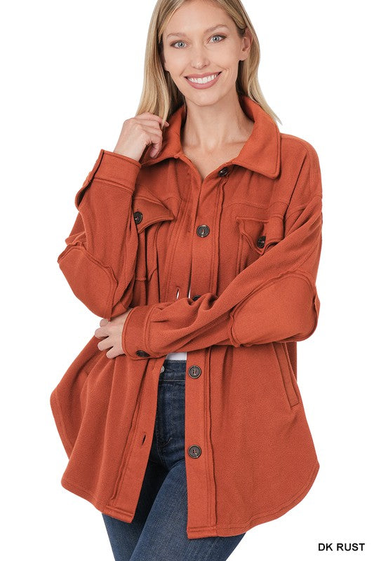 Sara's Steals and Deals Oversized Fleece Shacket Part 2 - Final Sale