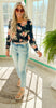 Rounded Floral Bodysuit