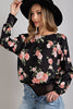 Rounded Floral Bodysuit - Final Sale