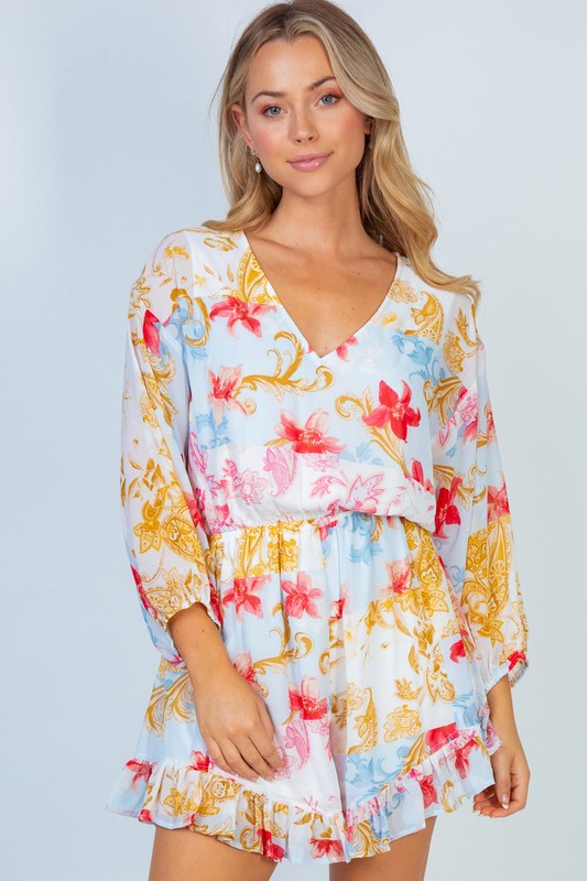 Floral Romper - Final Sale