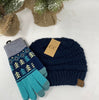 On the 9th Day: C.C. Beanie & Glove Set