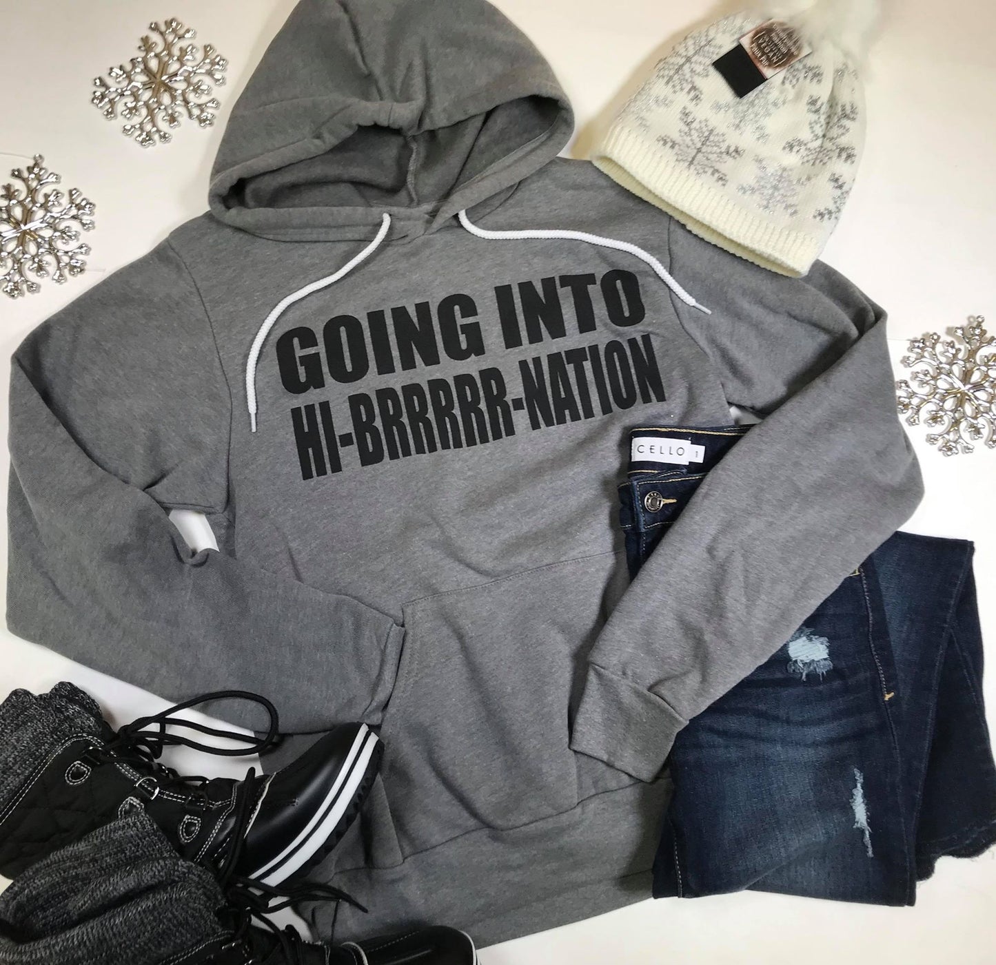  Going Into Hi-Brrrrr-Nation Hoodie, CLOTHING, BAD HABIT APPAREL, BAD HABIT BOUTIQUE 