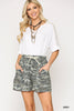 Camo Knit Shorts - BAD HABIT BOUTIQUE 