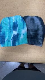 Tie Dye Ponytail Beanie