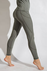 Grey Sage Workout Leggings - Rae Mode