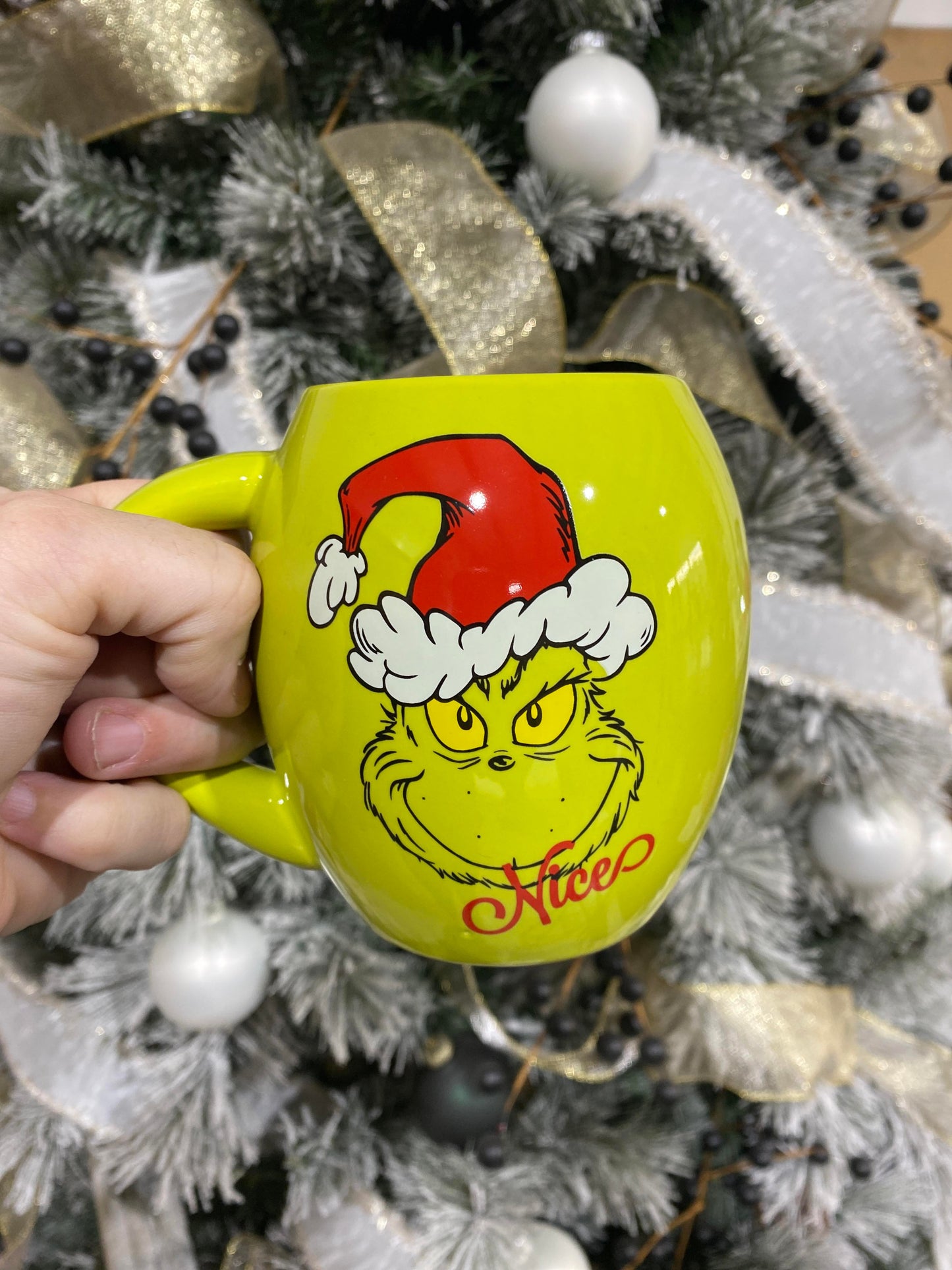 Grinchmas Naughty or Nice Mug