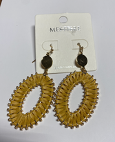 Wicker Gold Dangle