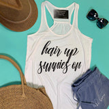 Hair Up Sunnies On Tank Top - BAD HABIT BOUTIQUE 