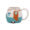  Happy Camper Embossed Mug, , BAD HABIT BOUTIQUE , BAD HABIT BOUTIQUE 