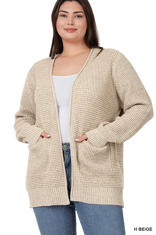 Waffle Knit Cardigan - Part 1 - Final Sale