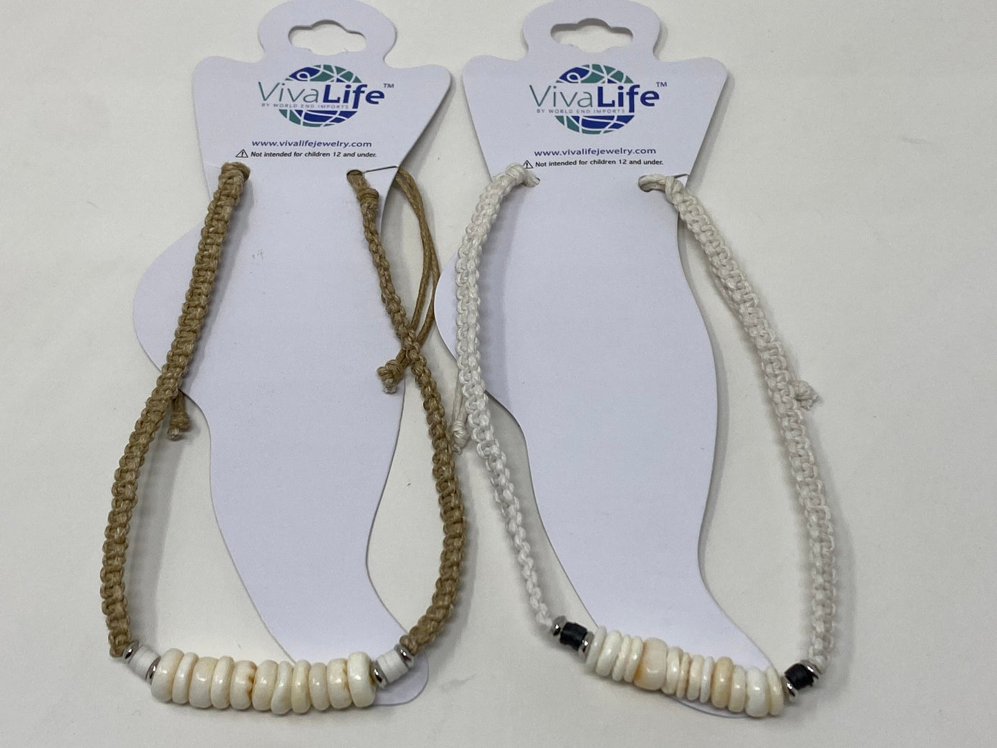 Pukalet Fimo Hemp Anklet - Final Sale