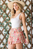 Gauze Floral Skort - Heyson