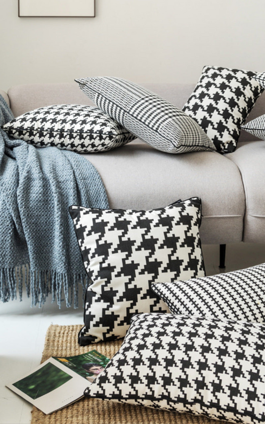 houndstooth pillowcases