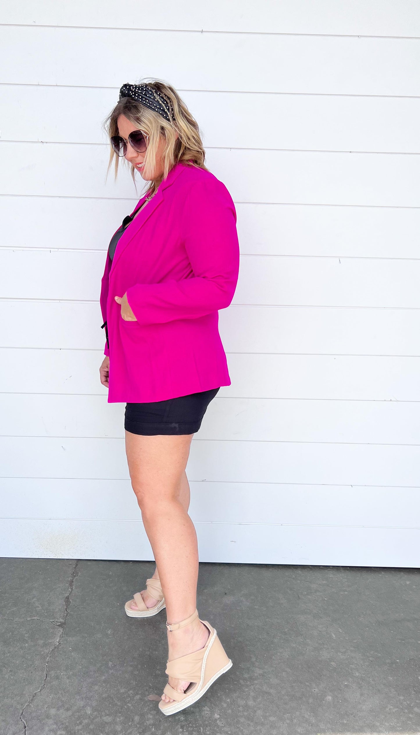 Hot Pink Blazer - Final Sale