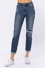 I Need These Hi Rise Boyfriend Jeans - Judy Blue - Final Sale
