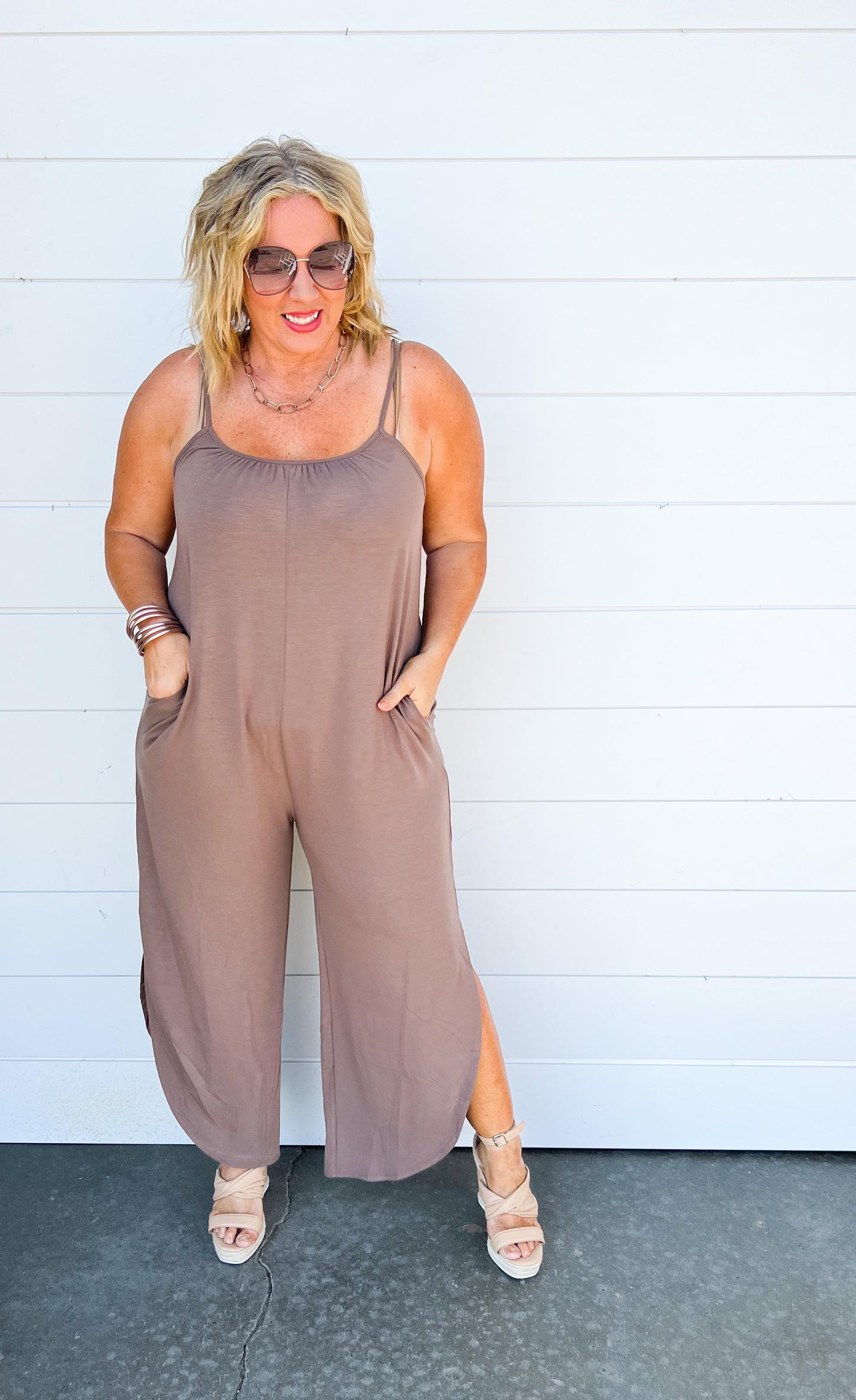 Side slit Jumpsuit