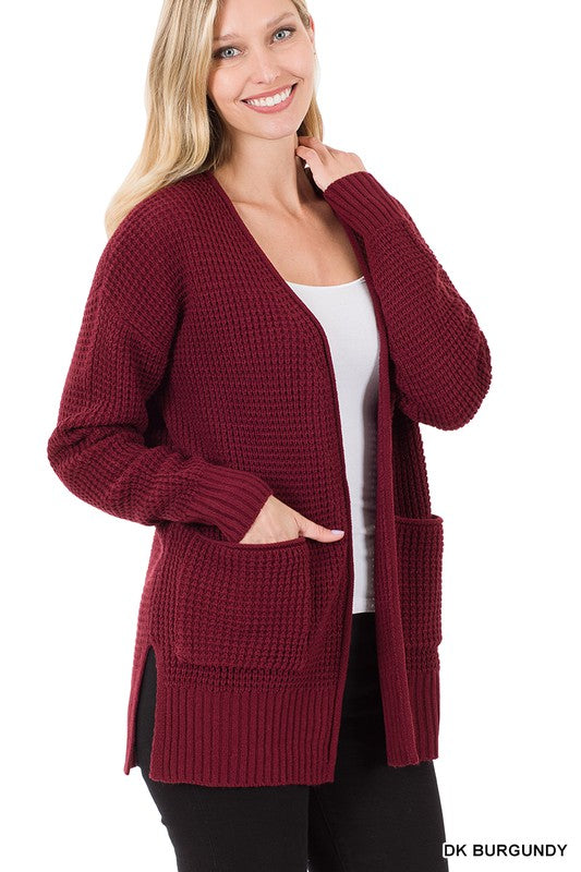 Waffle Knit Cardigan - Part 2 - Final Sale