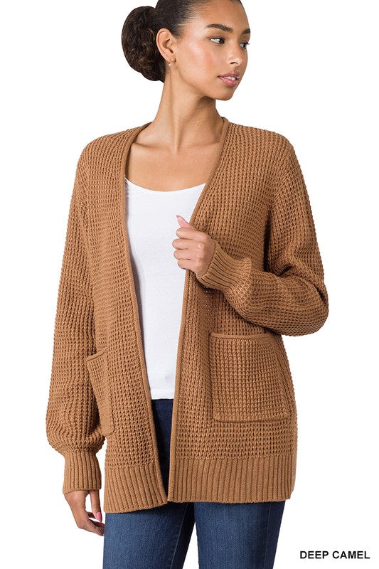 Waffle Knit Cardigan - Part 2 - Final Sale