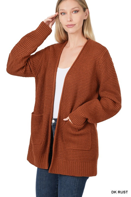 Waffle Knit Cardigan - Part 2 - Final Sale