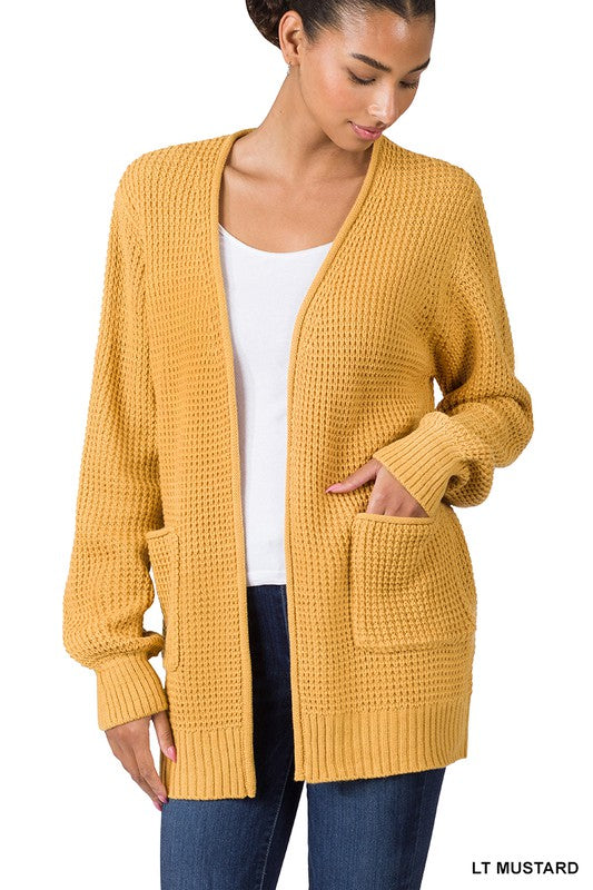 Waffle Knit Cardigan - Part 2 - Final Sale