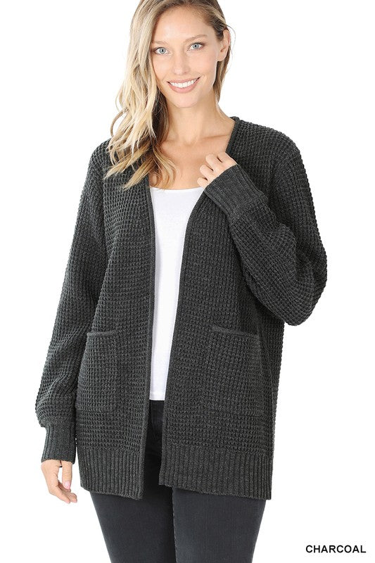 Waffle Knit Cardigan - Part 1 - Final Sale