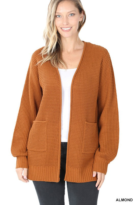 Waffle Knit Cardigan - Part 2 - Final Sale