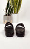 Qupid Lennie Slides in Black