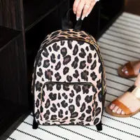 Leopard Lauren Backpack - Final Sale