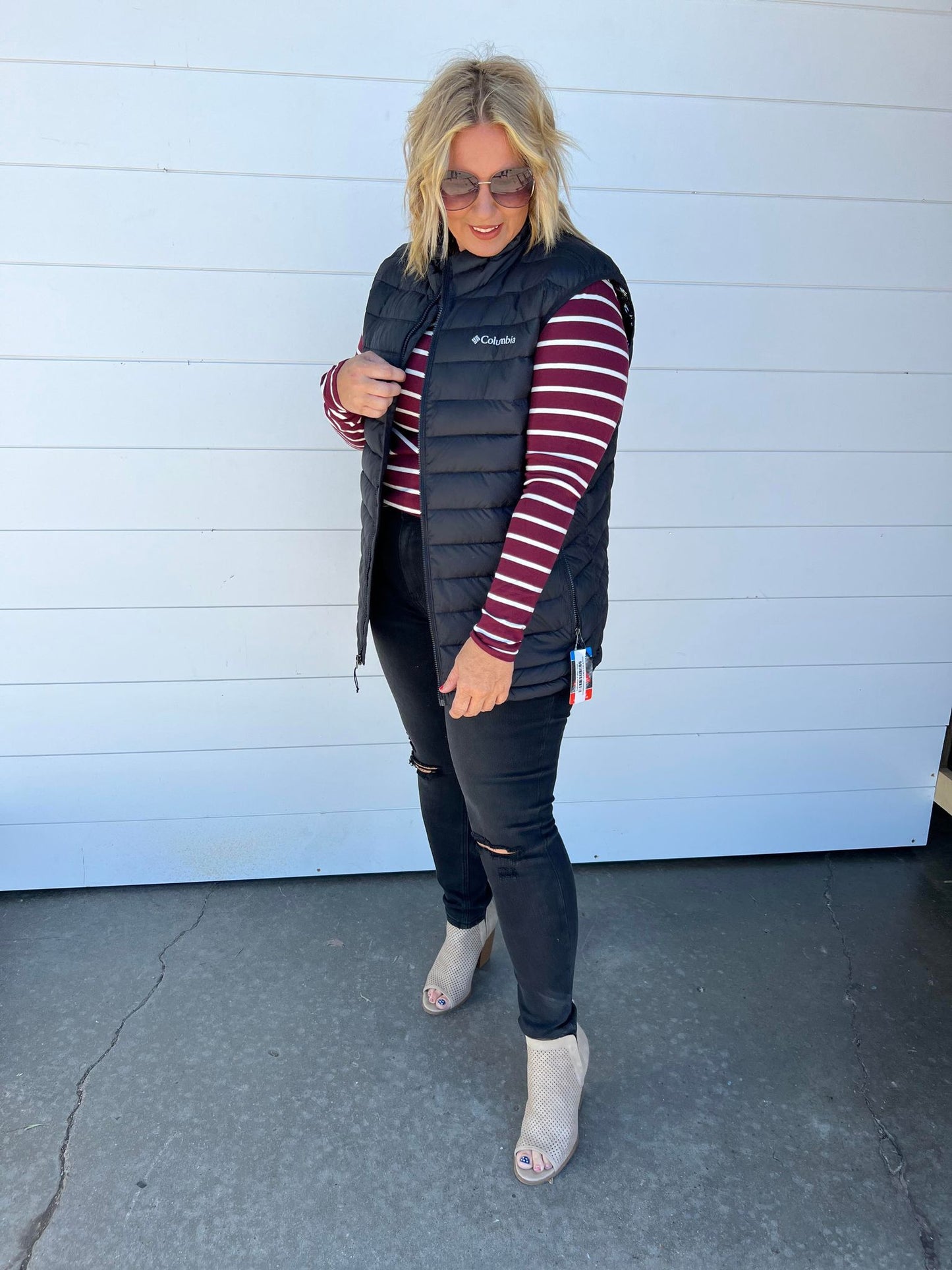 Sara's Steals & Deals: Long Sleeve Stripe Top - Final Sale