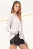 Effortless Endeavor Oversized Long Sleeve Top - Final Sale*