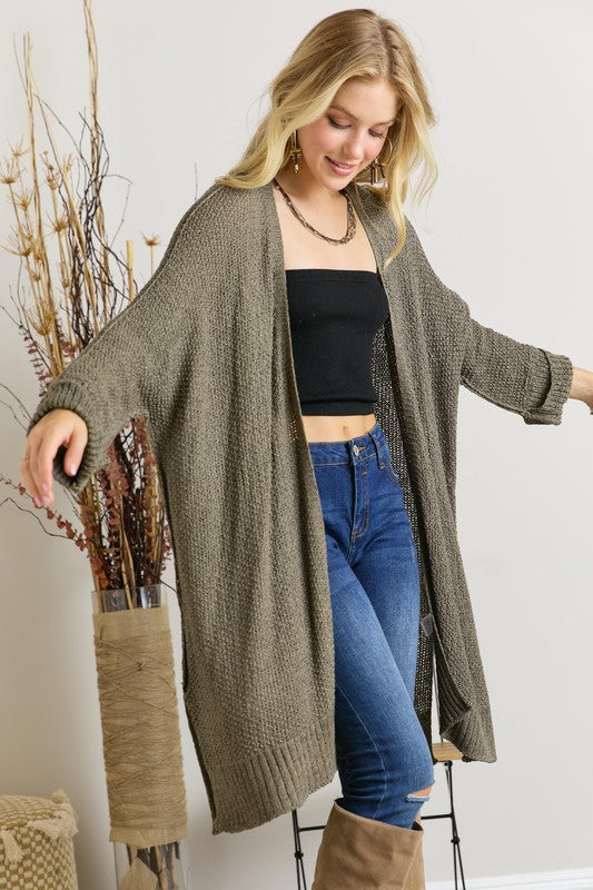 Light Weight Long Sweater Cardigan