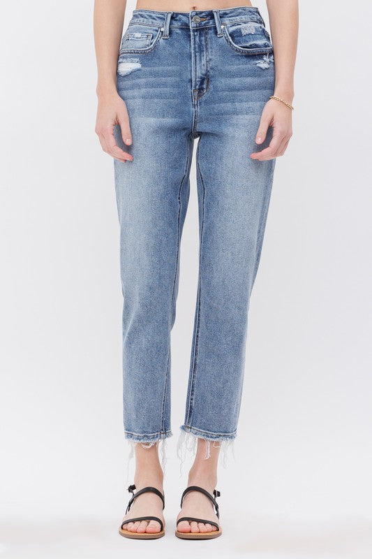 Lorca Super High Rise Mom Jeans - Mica FINAL SALE