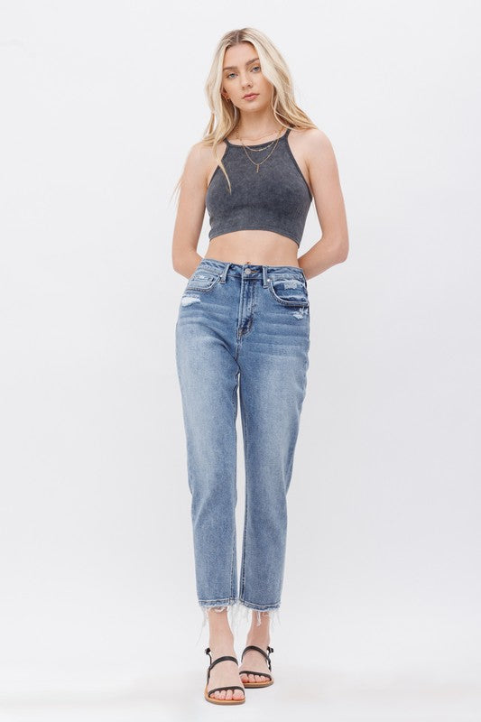 Lorca Super High Rise Mom Jeans - Mica FINAL SALE