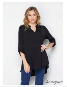 Gabby Classic Black Blouse - Final Sale