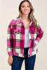 Magenta Plaid Vibes Shacket | FINAL SALE