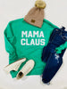 green mama claus sweatshirt 