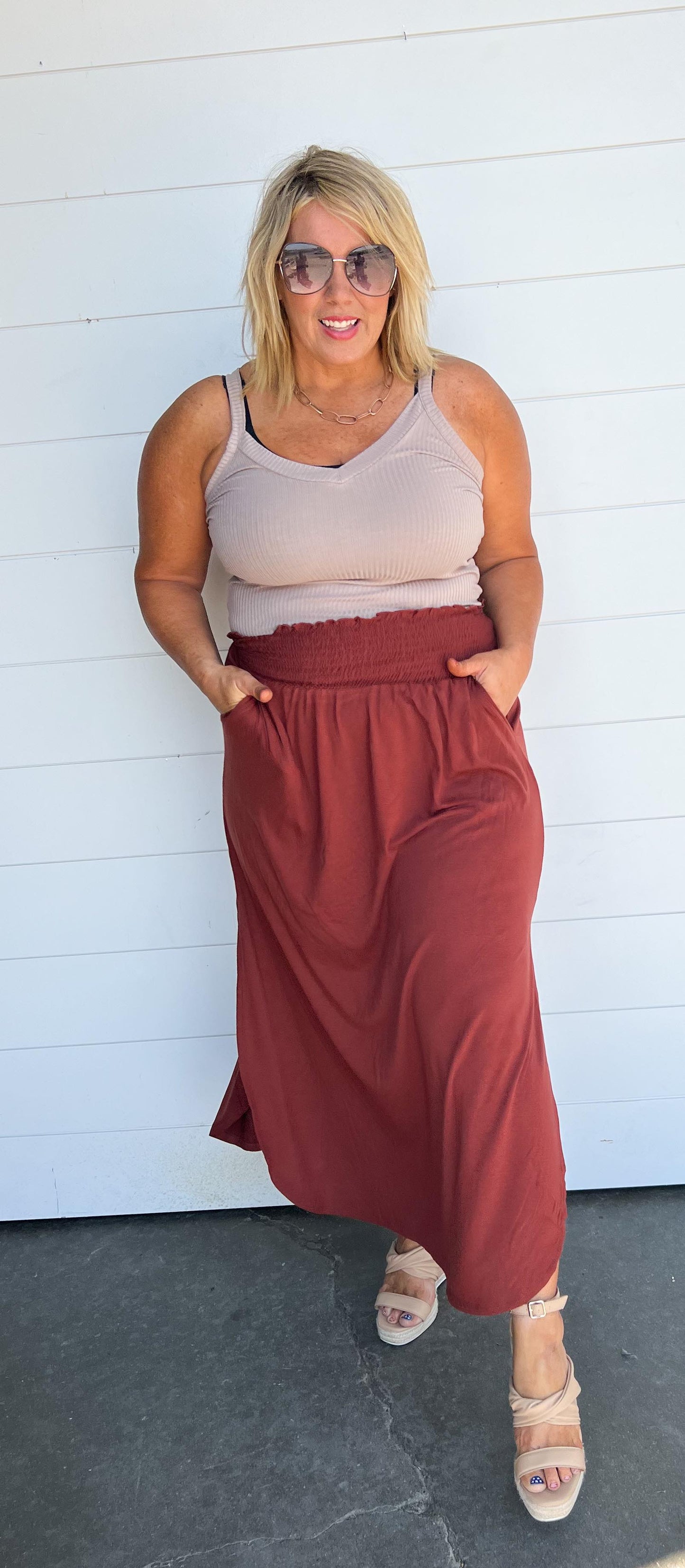 Don't Walk Away Maxi Skirt - Final Sale