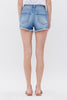 The Whitney Vintage High Rise Distressed Denim Shorts - Mica - Final Sale